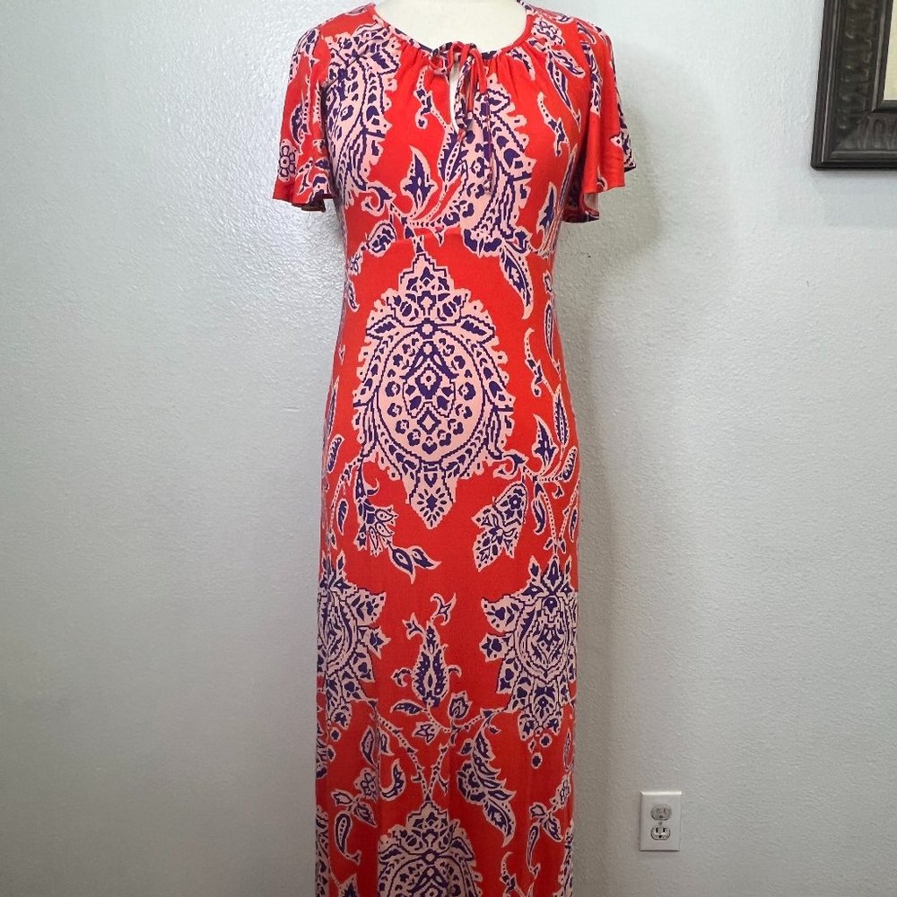 Anthropologie Akemi + Kin Correia Maxi Dress Multicolor Floral Size X-Small - Picture 2 of 8